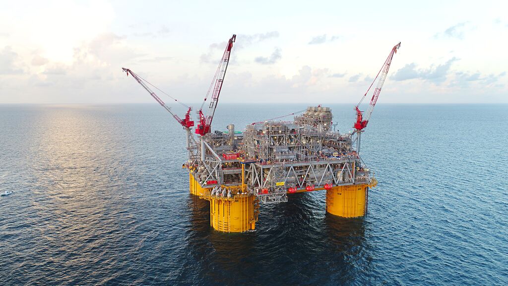 Shell plataforma no Golfo do México