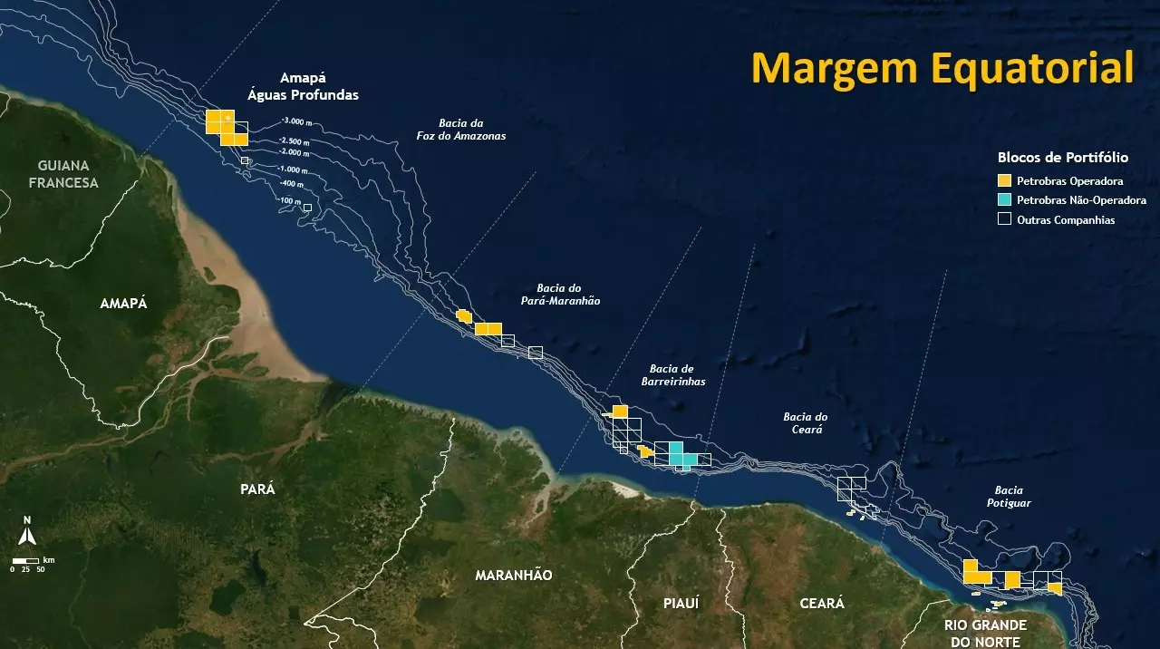 Margem Equatorial brasileira